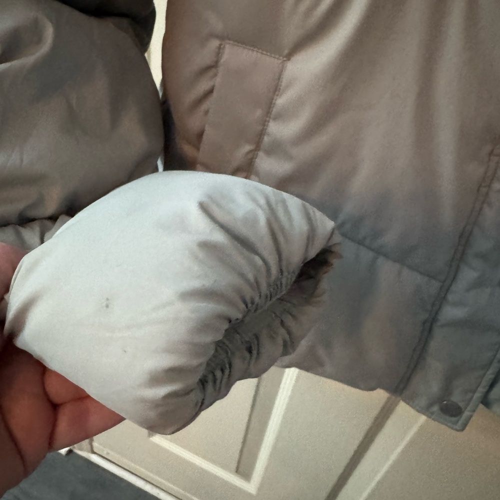 32 Degrees Light Gray Puffer Jacket with Hood - Picture 3 of 8